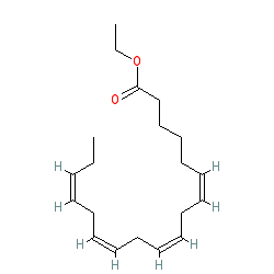 Ethyl (6Z,9Z,12Z,15Z)-octadeca-6,9,12,15-tetraenoate chemical structure (CAS 119798-44-6)
