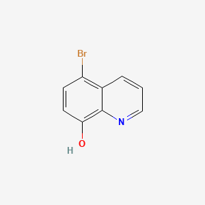 5-Bromoquinolin-8-ol chemical structure (CAS 1198-14-7)