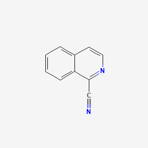 1-Isoquinolinecarbonitrile chemical structure (CAS 1198-30-7)