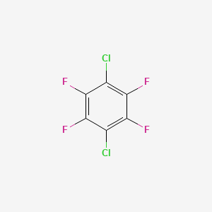 1,4-Dichloro-2,3,5,6-tetrafluoro-benzene chemical structure (CAS 1198-62-5)