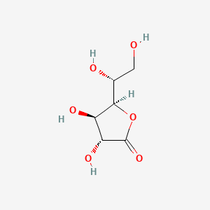 (3R,4R,5R)-5-((R)-1,2-Dihydroxyethyl)-3,4-dihydroxydihydrofuran-2(3H)-one chemical structure (CAS 1198-69-2)
