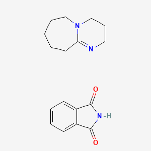 Isoindoline-1,3-dione 2,3,4,6,7,8,9,10-octahydropyrimido[1,2-a]azepine salt chemical structure (CAS 119812-51-0)