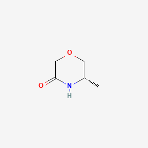 (S)-5-Methylmorpholin-3-one chemical structure (CAS 119844-66-5)