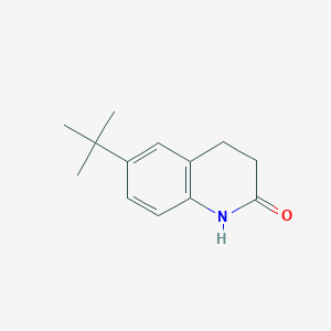6-(tert-Butyl)-3,4-dihydroquinolin-2(1H)-one chemical structure (CAS 1198764-90-7)