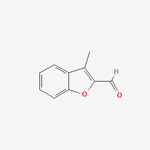 3-Methylbenzofuran-2-carbaldehyde chemical structure (CAS 1199-07-1)