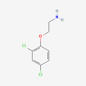 2-(2,4-Dichlorophenoxy)ethanamine chemical structure (CAS 1199-28-6)