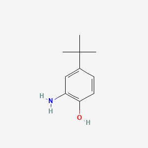 2-Amino-4-tert-butylphenol chemical structure (CAS 1199-46-8)