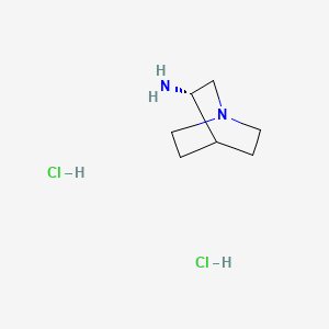 (S)-Quinuclidin-3-amine dihydrochloride chemical structure (CAS 119904-90-4)