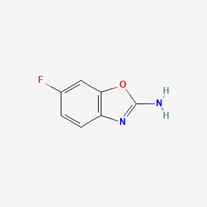 6-Fluorobenzo[d]oxazol-2-amine chemical structure (CAS 1199215-73-0)