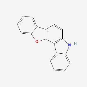 5H-Benzofuro[3,2-c]carbazole chemical structure (CAS 1199616-66-4)