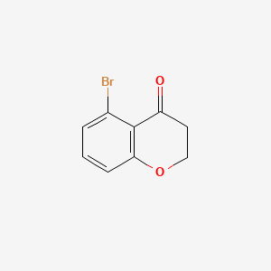 5-Bromochroman-4-one chemical structure (CAS 1199782-67-6)