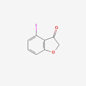 4-Iodobenzofuran-3(2H)-one chemical structure (CAS 1199783-16-8)