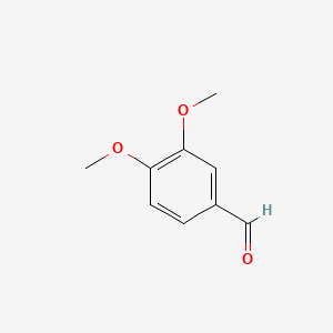 3,4-Dimethoxybenzaldehyde chemical structure (CAS 120-14-9)