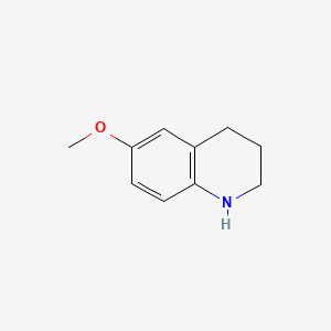 6-Methoxy-1,2,3,4-tetrahydroquinoline chemical structure (CAS 120-15-0)