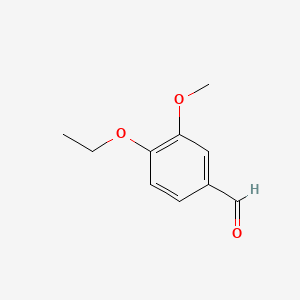 4-Ethoxy-3-methoxybenzaldehyde chemical structure (CAS 120-25-2)