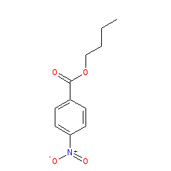 Butyl 4-nitrobenzoate chemical structure (CAS 120-48-9)