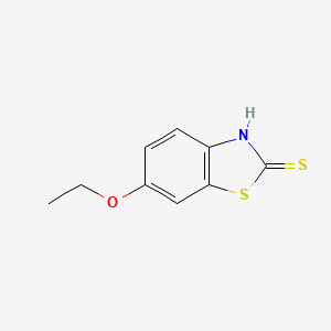 6-Ethoxybenzo[d]thiazole-2(3H)-thione chemical structure (CAS 120-53-6)