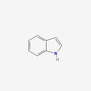 1H-Indole chemical structure (CAS 120-72-9)