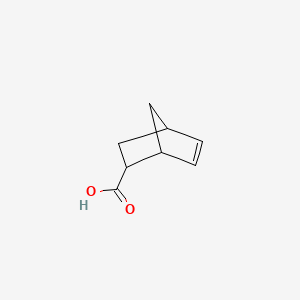 Bicyclo[2.2.1]hept-5-ene-2-carboxylic acid chemical structure (CAS 120-74-1)