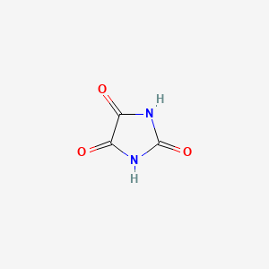 Imidazolidine-2,4,5-trione chemical structure (CAS 120-89-8)