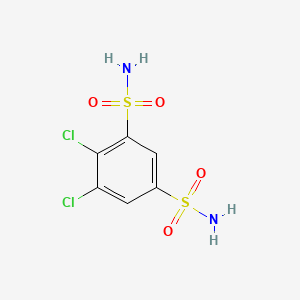 4,5-Dichlorobenzene-1,3-disulfonamide chemical structure (CAS 120-97-8)