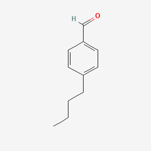 4-Butylbenzaldehyde chemical structure (CAS 1200-14-2)