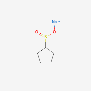 Sodium cyclopentanesulfinate chemical structure (CAS 120005-45-0)
