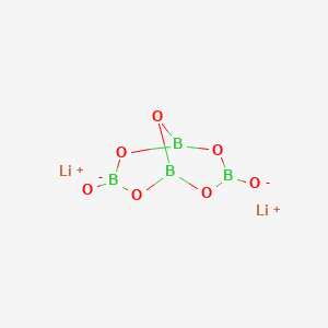 Dilithium tetraborate chemical structure (CAS 12007-60-2)