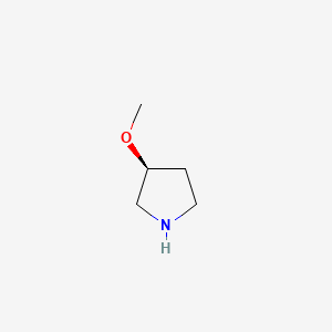 (S)-3-Methoxypyrrolidine chemical structure (CAS 120099-61-8)