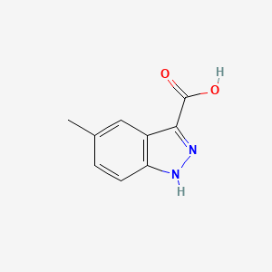 5-Methyl-1H-indazole-3-carboxylic acid chemical structure (CAS 1201-24-7)