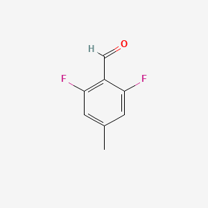2,6-Difluoro-4-methylbenzaldehyde chemical structure (CAS 1201597-22-9)
