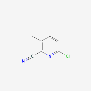 6-Chloro-3-methylpicolinonitrile chemical structure (CAS 1201924-31-3)