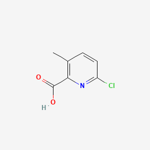 6-Chloro-3-methylpicolinic acid chemical structure (CAS 1201924-32-4)