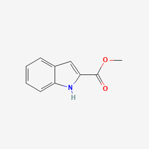 Methyl 1H-indole-2-carboxylate chemical structure (CAS 1202-04-6)