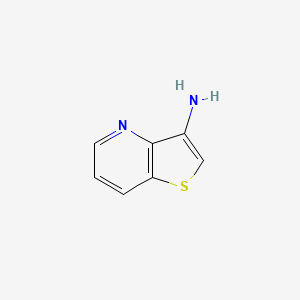 Thieno[3,2-b]pyridin-3-amine chemical structure (CAS 120208-33-5)