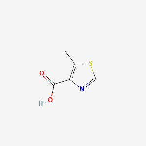 5-Methylthiazole-4-carboxylic acid chemical structure (CAS 120237-76-5)