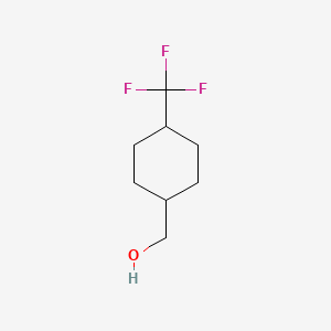 trans-(4-(Trifluoromethyl)cyclohexyl)methanol chemical structure (CAS 1202577-61-4)