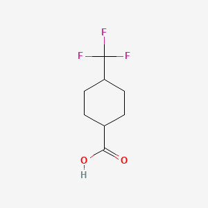 cis-4-(Trifluoromethyl)cyclohexane-1-carboxylic acid chemical structure (CAS 1202578-27-5)