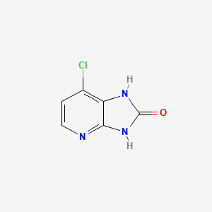 7-Chloro-1H-imidazo[4,5-b]pyridin-2(3H)-one chemical structure (CAS 1202780-76-4)