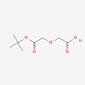 2-[2-(tert-Butoxy)-2-oxoethoxy]acetic acid chemical structure (CAS 120289-22-7)