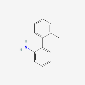 2'-Methyl-[1,1'-biphenyl]-2-amine chemical structure (CAS 1203-41-4)