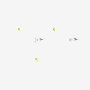 Indium(III) sulfide chemical structure (CAS 12030-24-9)