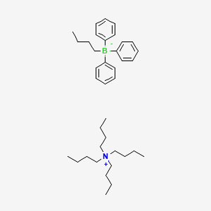 Tetrabutylammonium butyltriphenylborate chemical structure (CAS 120307-06-4)