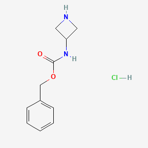 Benzyl azetidin-3-ylcarbamate hydrochloride chemical structure (CAS 1203099-07-3)