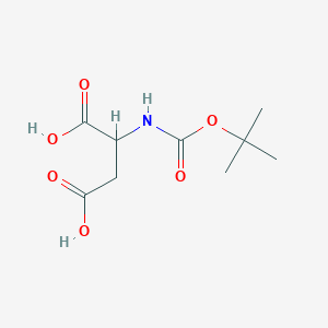 (tert-Butoxycarbonyl)aspartic acid chemical structure (CAS 120341-32-4)