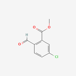 Methyl 5-chloro-2-formylbenzoate chemical structure (CAS 1203589-45-0)