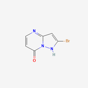 2-Bromopyrazolo[1,5-a]pyrimidin-7(4H)-one chemical structure (CAS 1203705-57-0)
