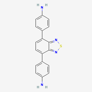 4,4'-(Benzo[c][1,2,5]thiadiazole-4,7-diyl)dianiline chemical structure (CAS 1203707-77-0)