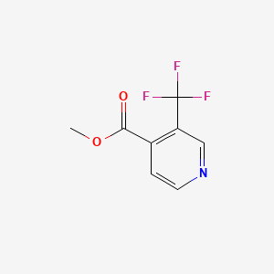 Methyl 3-(trifluoromethyl)isonicotinate chemical structure (CAS 1203952-88-8)