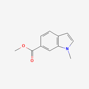 Methyl 1-Methylindole-6-carboxylate chemical structure (CAS 1204-32-6)